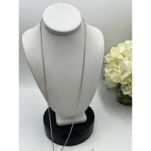 Kendra Scott‎ Rayne Silver Tone Rhodium Plated Tassel Blue Lapis Stone Necklace